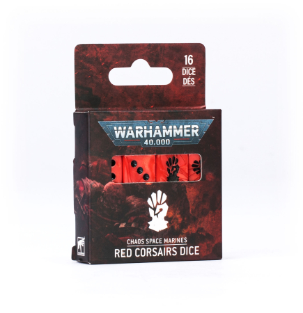 Seturi de zaruri - Chaos Space Marines: Red Corsairs Dice