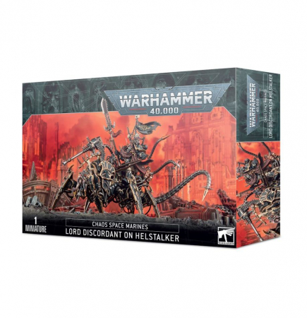 Wargames & Boardgames - Chaos Space Marines: Lord Discordant on Helstalker