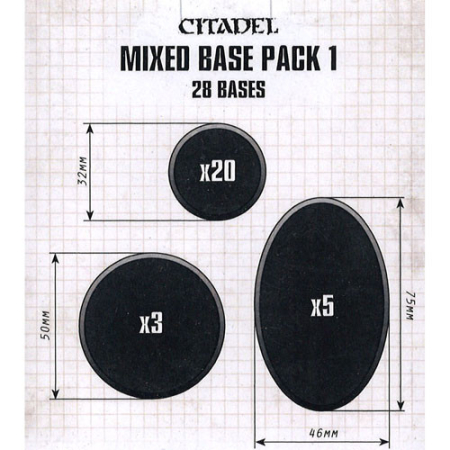 Accesorii Warhammer - Citadel Mixed Base Pack 1