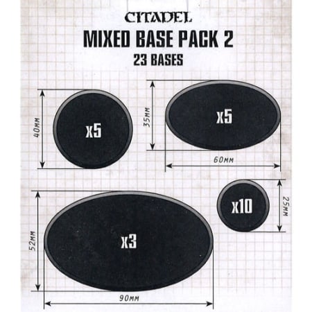 Wargames & Boardgames - Citadel Mixed Base Pack 2