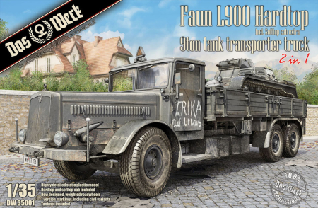 Kituri machete - Das Werk 35001 - 1:35 Faun L900 Hardtop 2in1