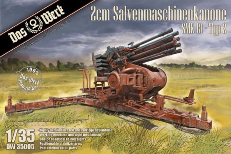 Kituri machete - Das Werk 35005 - 1:35 2cm Salvenmaschinenkanone - SMK Typ 2