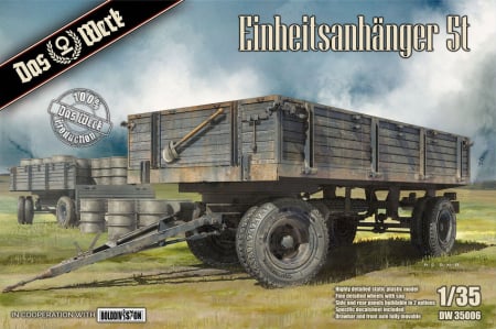 Kituri machete - Das Werk 35006 - 1:35 Einheitsanhänger 5t