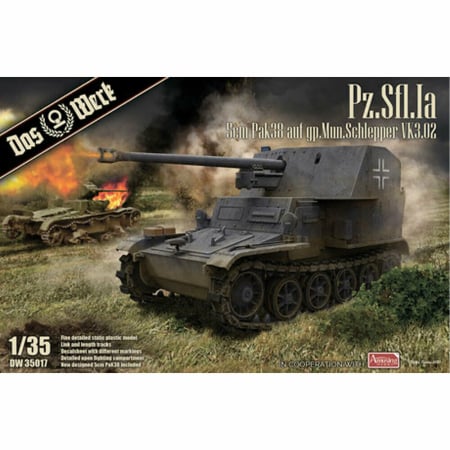 Kituri machete - Das Werk 35017 - 1:35 Pz.Sfl. Ia - 5cm Pak 38 auf gp. Mun Schlepper