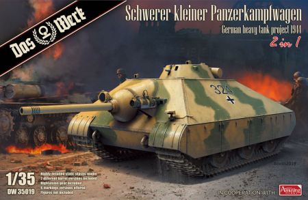 Kituri machete - Das Werk 35019 - 1:35 Schwerer Kleiner Panzer - heavy tank project 1944