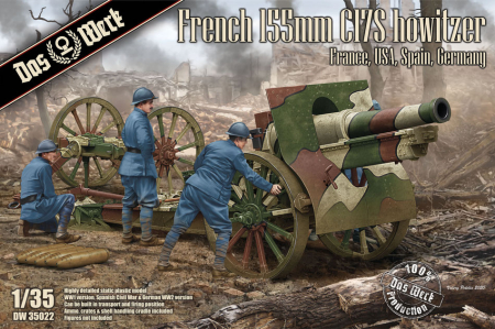 Kituri machete - Das Werk 35022 - 1:35 French Schneider 155mm C17S howitzer