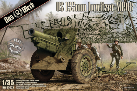 Kituri machete - Das Werk 35023 - 1:35 US 155mm Howitzer M1918