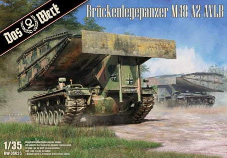 Kituri machete - Das Werk 35025 - 1:35 Brückenlegepanzer M48 A2 AVLB