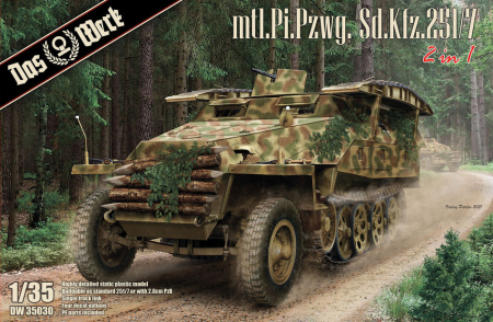Noutati - Das Werk 35030 - 1:35 Mtl. Pi.Pzwg. Sd.Kfz.251/7 Ausf.D (2 in 1)