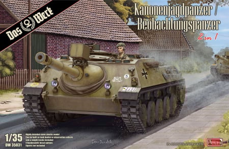 Kituri machete - Das Werk 35031 - 1:35 90mm Kanonenjagdpanzer / Beobachtungspanzer