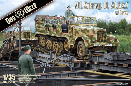 Kituri machete - Das Werk 35037 - 1:35 Sd.Kfz.7 - mtl. Zgkrwg. 8t w/Crew