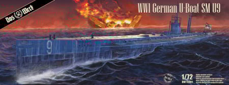 Navo - Das Werk 72001 - 1:72 S.M. U-Boot 9 - WWI German Submarine