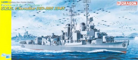Navo - Dragon 1046 - 1:350 U.S.S. Gearing-class destroyer Chevalier DD-805 1945 - Smart Kit
