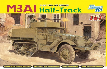Kituri machete - Dragon 6332 - 1:35 M3A1 Half-Track 3in1