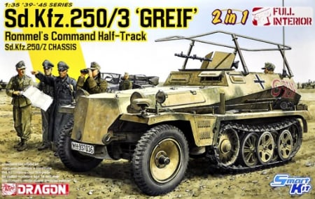 Kituri machete - Dragon 6911 - 1:35 German Sd.Kfz.250/3 “Greif” Rommel's Command Half-Track