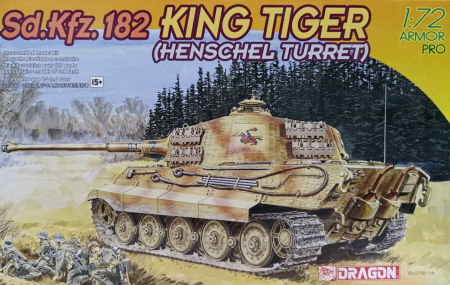 Kituri machete - Dragon 7246 - 1:72 German Heavy Tank Sd.Kfz.182 King Tiger (Henschel Turret)