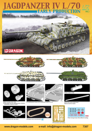 Dragon 7307 - 1:72 Jagdpanzer IV L70 Early production [1]