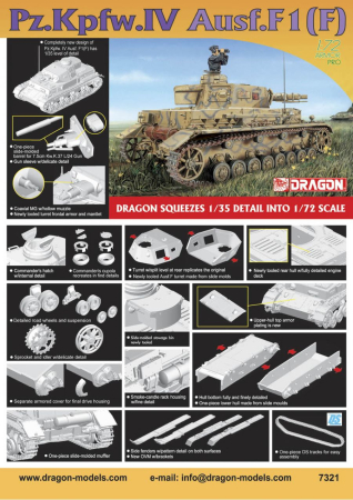 Dragon 7321 - 1:72 Pz.Kpfw. IV Ausf. F1 [1]