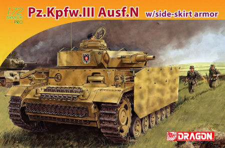 Kituri machete - Dragon 7407 - 1:72 Panzer III Ausf N with schurzen
