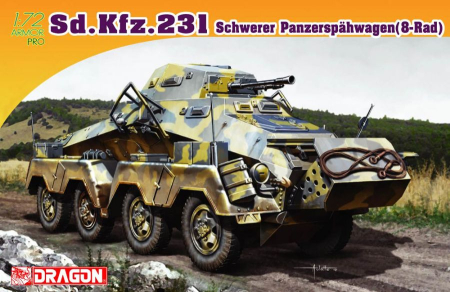 Kituri machete - Dragon 7483 - 1:72 Sd.Kfz.231 Schwerer Panzerspahwagen (8-Rad)