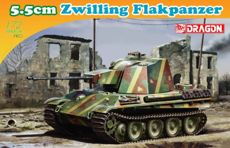 Kituri machete - Dragon 7488 - 1:72 5.5cm Zwilling Flakpanzer