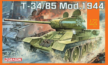 Vehicule militare terestre - Dragon 7556 - 1:72 T-34/85 Mod.1944