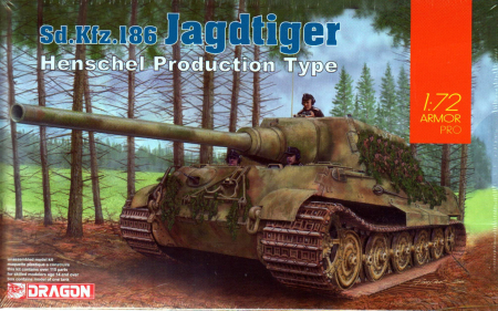 Kituri machete - Dragon 7563 - 1:72 Jagdtiger Henschel Type