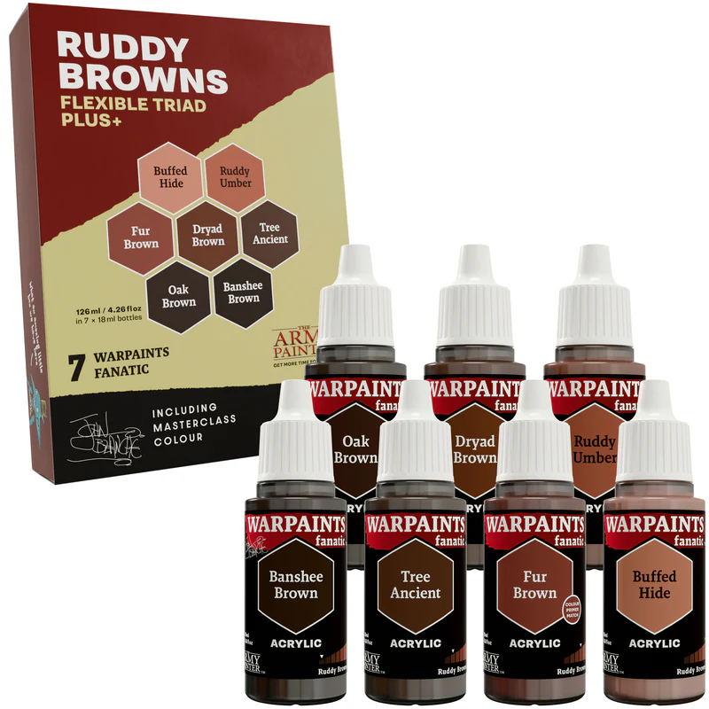 The Army Painter - Flexible Triad PLUS+: Ruddy Browns [1]