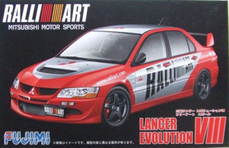 Vehicule civile - Fujimi 03817 - 1:24 Mitsubishi Lancer Evo 8 Ralliart
