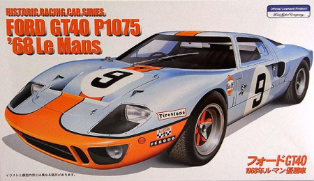 Vehicule civile - Fujimi 12605 - 1:24 Ford Gt40 Le Mans Winner 1968