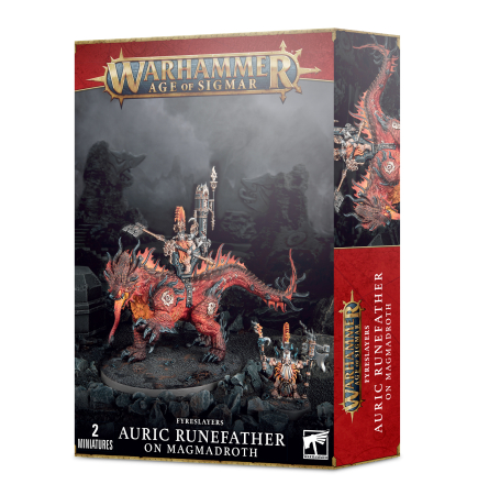 Wargames & Boardgames - Fyreslayers: Auric Runefather/Magmadroth
