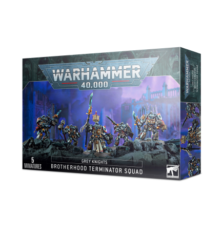 Wargames & Boardgames - Grey Knights Brotherhood Terminator Squad