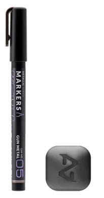 Noutati - Gaahleri - Metallic Series Markers - Gun Metal