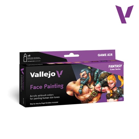 Vallejo Fantasy Paint Sets - Vallejo 72204 - Game Air Face Painting by A.Giraldez