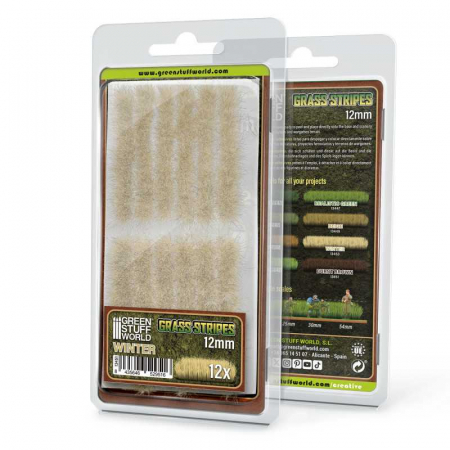 Vopsire, Weathering & Diorama - GSW - Grass STRIPES 12mm - WINTER