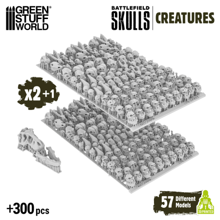 GSW - 300x Battlefield Creature Skulls 1:48-1:35 [3]