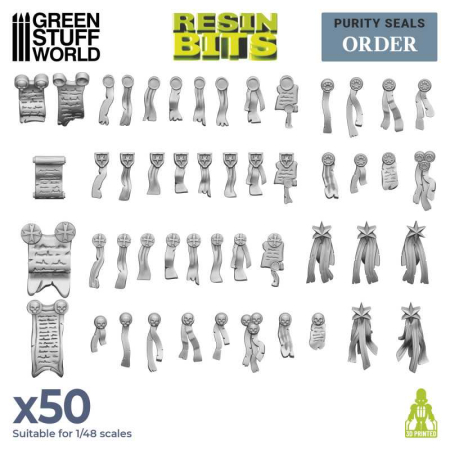 Accesorii Warhammer - GSW - 3D Printed Set - Purity Seals - Order