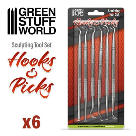 Scule & materiale - GSW - 6X Hook And Pick Tool Set
