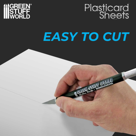 GSW - ABS Plain Plasticard Sheet 0,25mm PACK x5 [2]