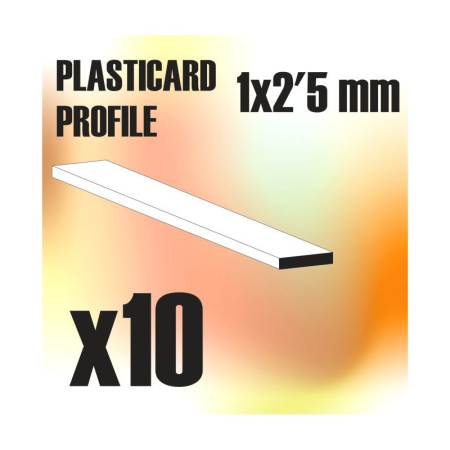 Profile si placi ABS - GSW - ABS Plain Profile 1.5x2.5mm
