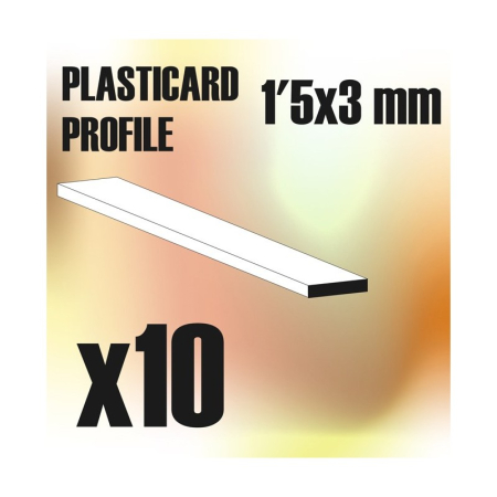 Profile si placi ABS - GSW - Abs Plasticard - Profile Plain 3 mm