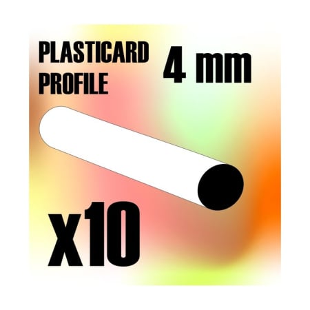 Profile si placi ABS - GSW - ABS Round Rods 4mm
