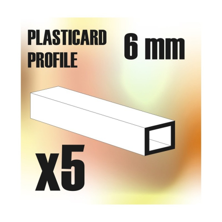 Scule & materiale - GSW - ABS Square Tube 6mm