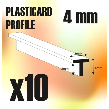 Profile si placi ABS - GSW - ABS T-profile 4mm