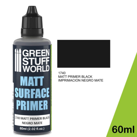Vopsire, Weathering & Diorama - GSW - Matt Black Primer 60ml