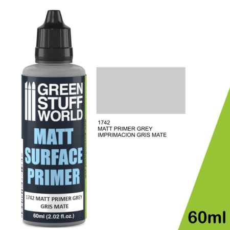 Vopsire, Weathering & Diorama - GSW - Matt Grey Primer 60ml