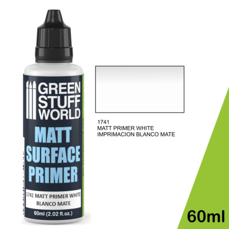 Vopsire, Weathering & Diorama - GSW - Matt White Primer 60ml