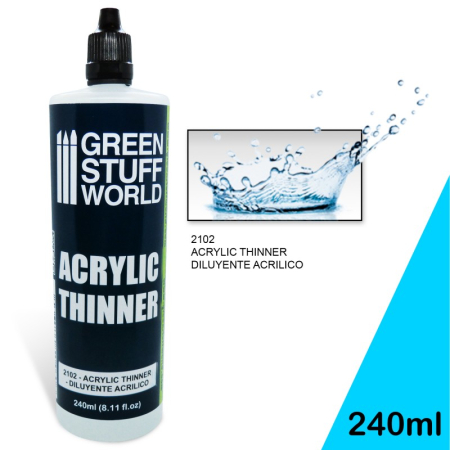 Green Stuff World - GSW - Acrylic Paint Thinner 240 ml