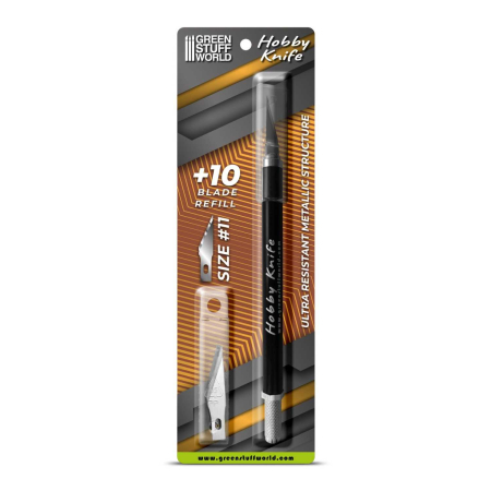 Noutati - GSW - Black Hobby Knife with Spare Blades