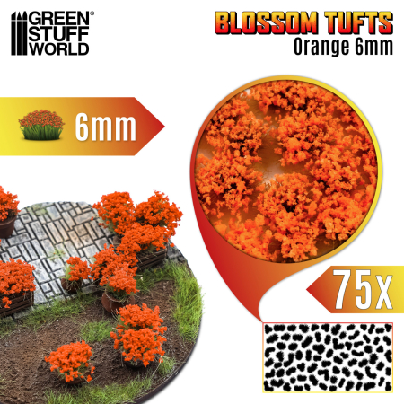 GSW - Blossom Tuft - Orange (Large Format) [1]